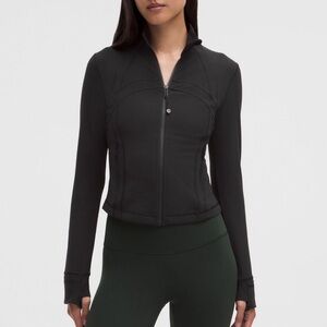 Lululemon Define Cropped Jacket Nulu Black Size 2